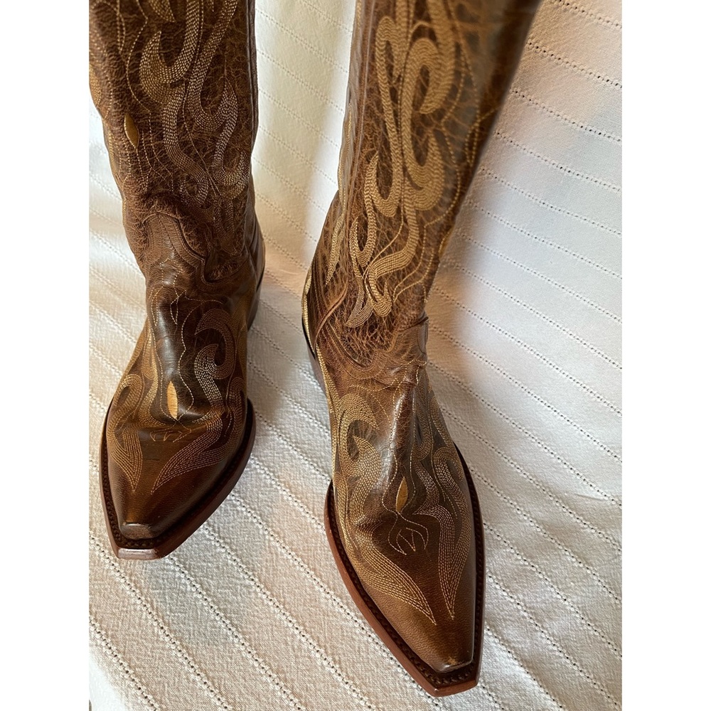 Old Gringo Diego Western Leather Boots - Rust View 3
